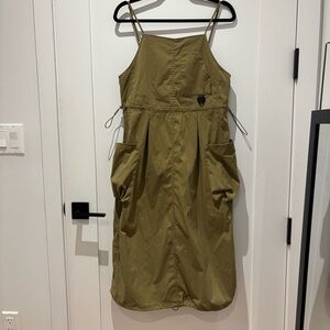 Gorp olive green cargo dress